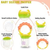 Baby Feeding Fruit Nibbler for Baby (Orange)